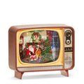 8.25" Fireplace Santa Musical Lighted Water TV