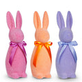 16" PURPLE FLOCKED BUNNY