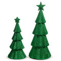 15.5" Green Glitter Tree (LARGE ONLY)