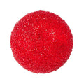 8" Red Glitter Ball Ornament