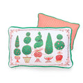 18" Merry Topiaries Lumbar Pillow