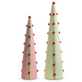 19" Candy Cane Stripe Seersucker Cone Trees (RED ONLY)SHIPS 9/1/2026