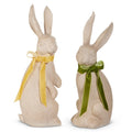 14.5" Concrete Look Rabbit with Bow (LEFT ONLY)