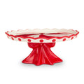 12" Peppermint Cake Stand SHIPS 9/1/2026