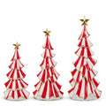 13" Striped Ruffle Tree (SMALL ONLY) SHIPS 9/1/2026