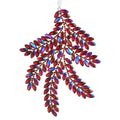 7" Red Jewel Pine Ornament