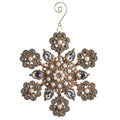 9" Pearl and Jewel Snowflake Ornament SHIPS 9/1/2026