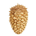 10" Gold Glittered Pinecone Ornament SHIPS 9/1/2026