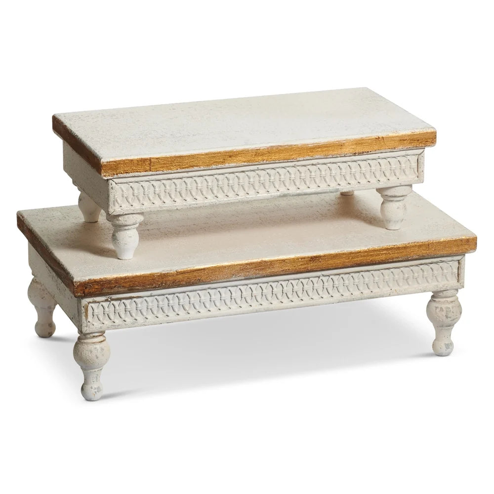 18" White Risers (LARGE ONLY)