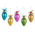 4.5" Neon Light Bulb Ornament (BLUE ONLY)
