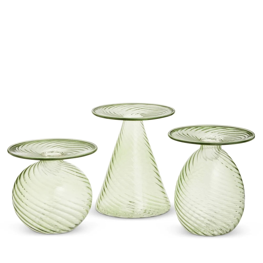 5" Sage Green Candle Holder (RIGHT ONLY)