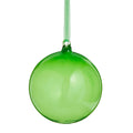 4" Sheer Green Ball Ornament SHIPS 9/1/2026