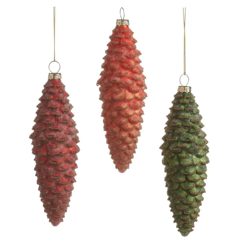 5.75" Bright Pinecone Ornament (RIGHT ONLY) SHIPS 9/1/2026