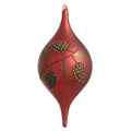 13" Mercury Glass Pinecone Finial Ornament