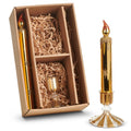 11" Box of Gold Glass Candles and Holders SHIPS 9/1/2026