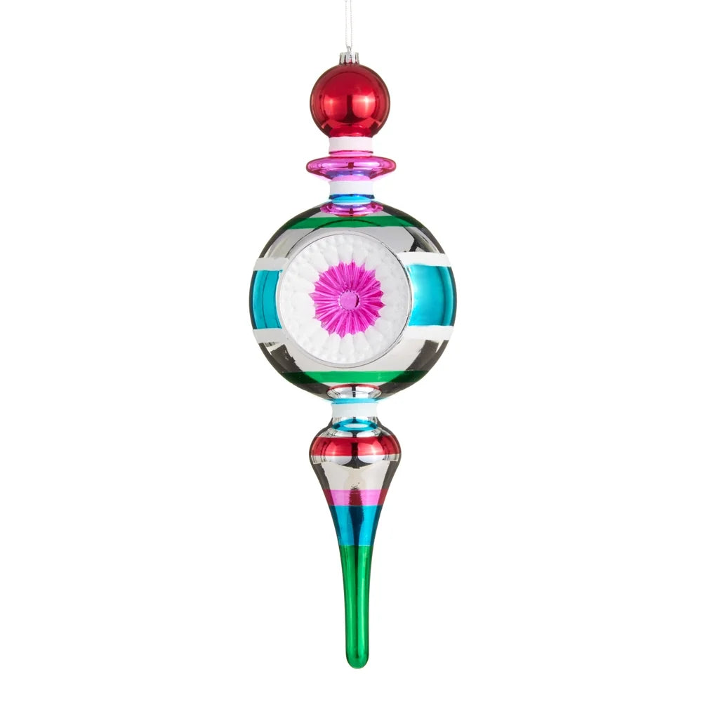 17.5" Vintage Oversized Reflector Ornament