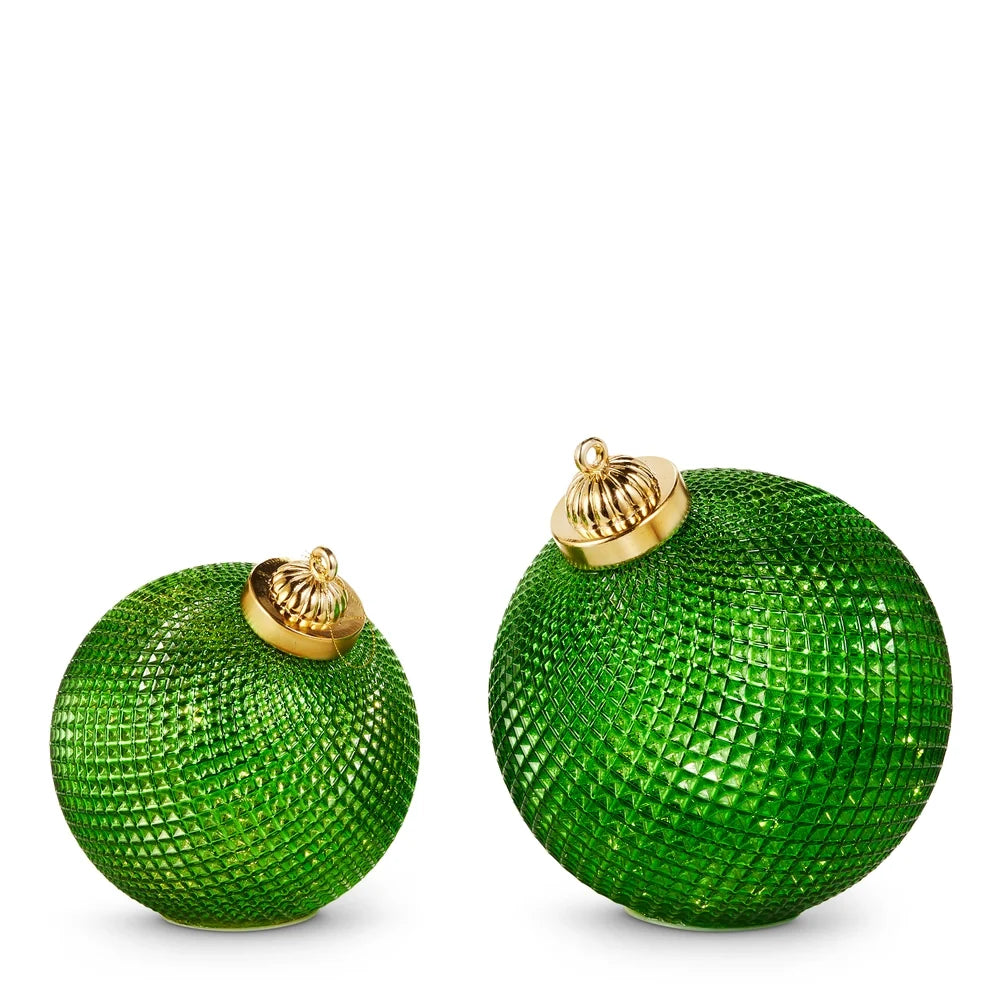 10" Green Lighted Orbs (LARGE ONLY)