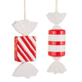 13.5" Red and White Candy Ornament (LEFT ONLY)