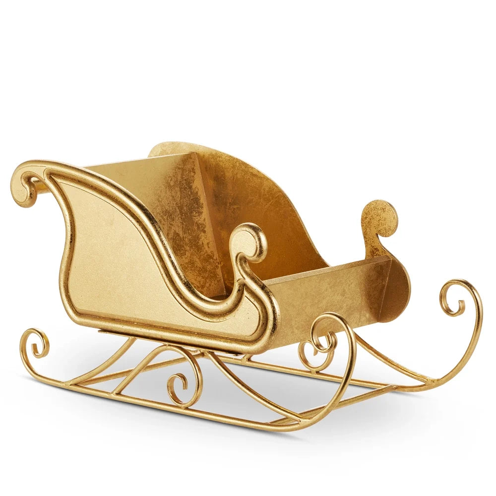 13" Gold Sleigh