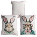 16" Dapper Bunny Pillow (GIRL RABBIT)