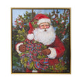 19.5" Homegrown Santa Framed Wall Art