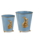 7.75" Blue Bunny Cache Pots (SMALL ONLY)