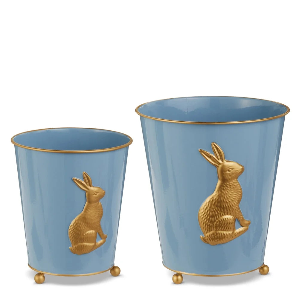 9.25" Blue Bunny Cache Pots (LARGE ONLY)