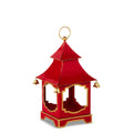 14.5" Red and Gold Bell Pagoda Lantern