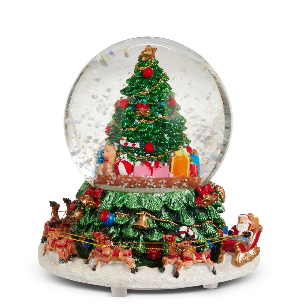 6.25" Animated Musical Tree Water Globe