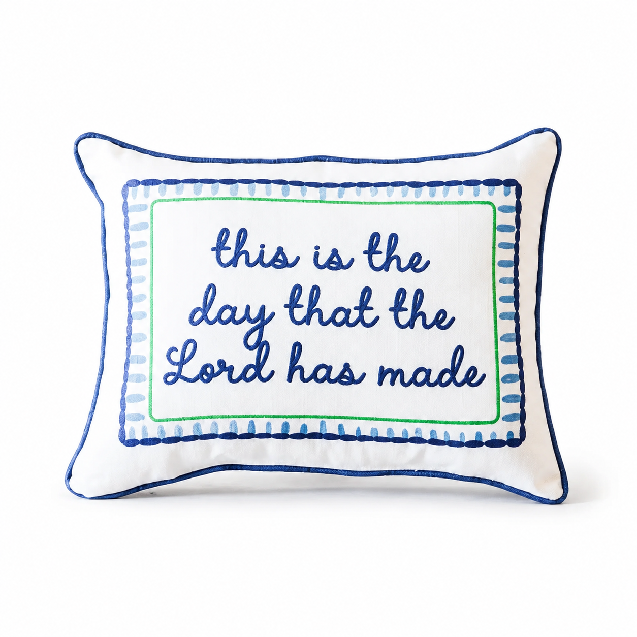 This is the Day Preppy Pillow + Piping GATOR