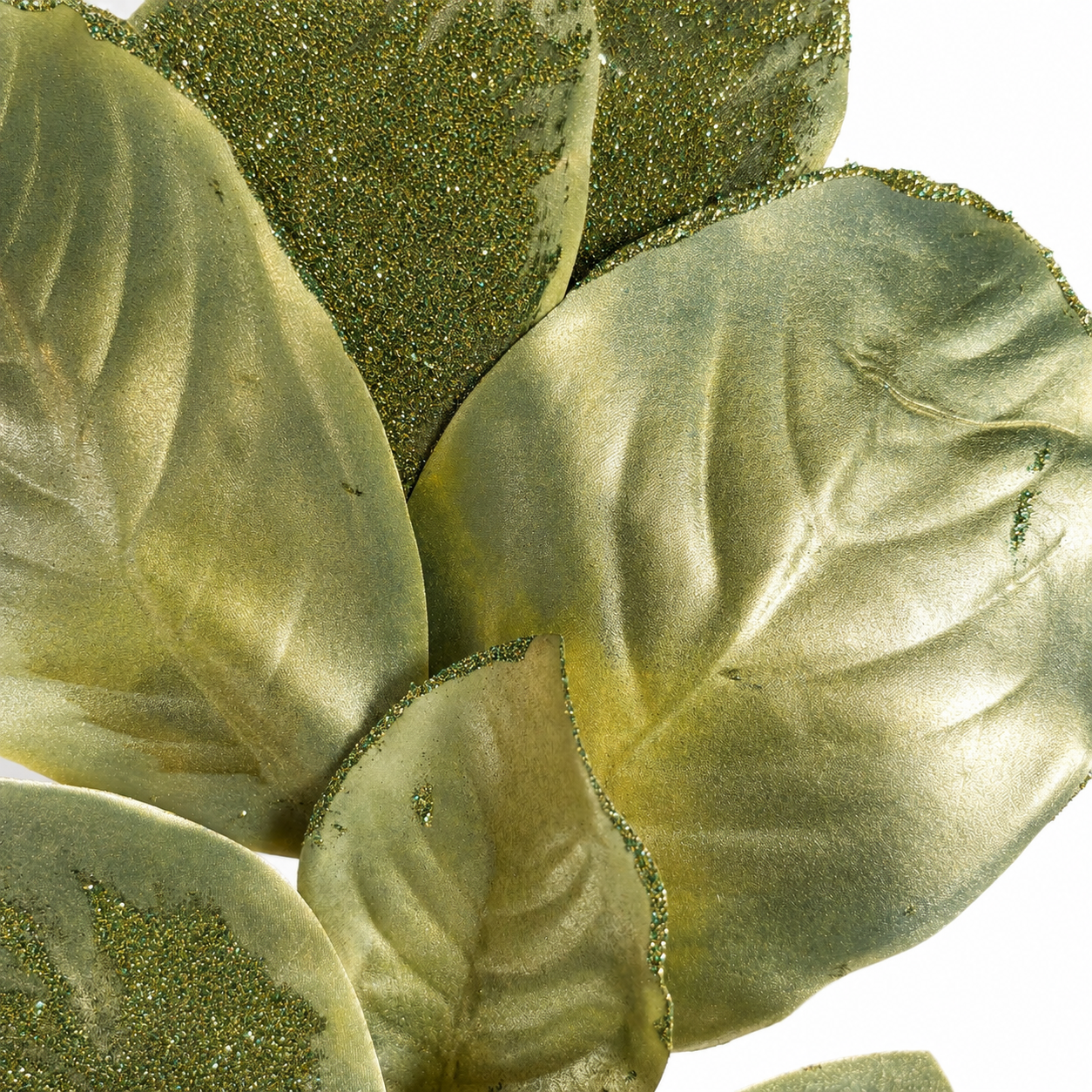 32" Green Magnolia Leaf Spray