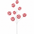 26.5IN Ball Spray, Red White