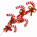 24" Red/White Christmas Candy Cane Pick