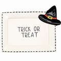 Witch Hat Trick Or Treat Plate