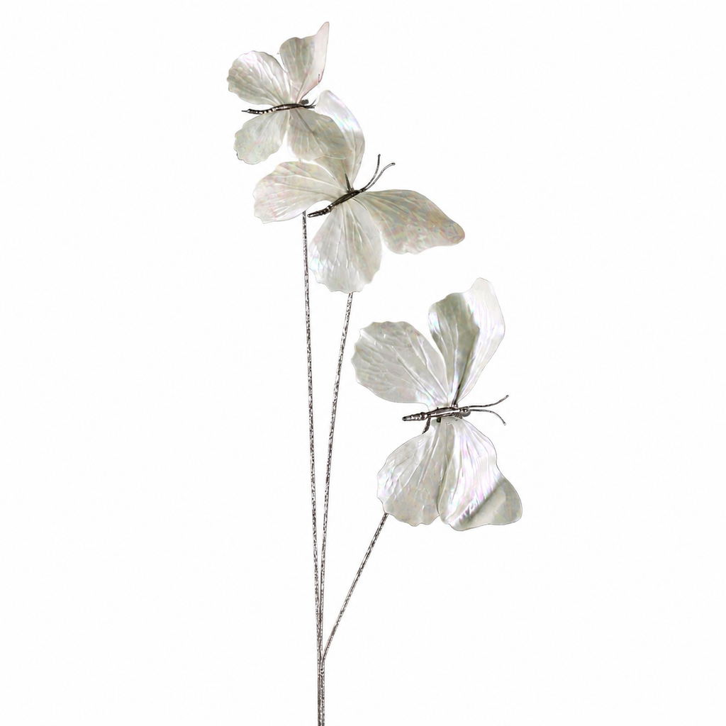 26IN Butterfly Spray, Cream