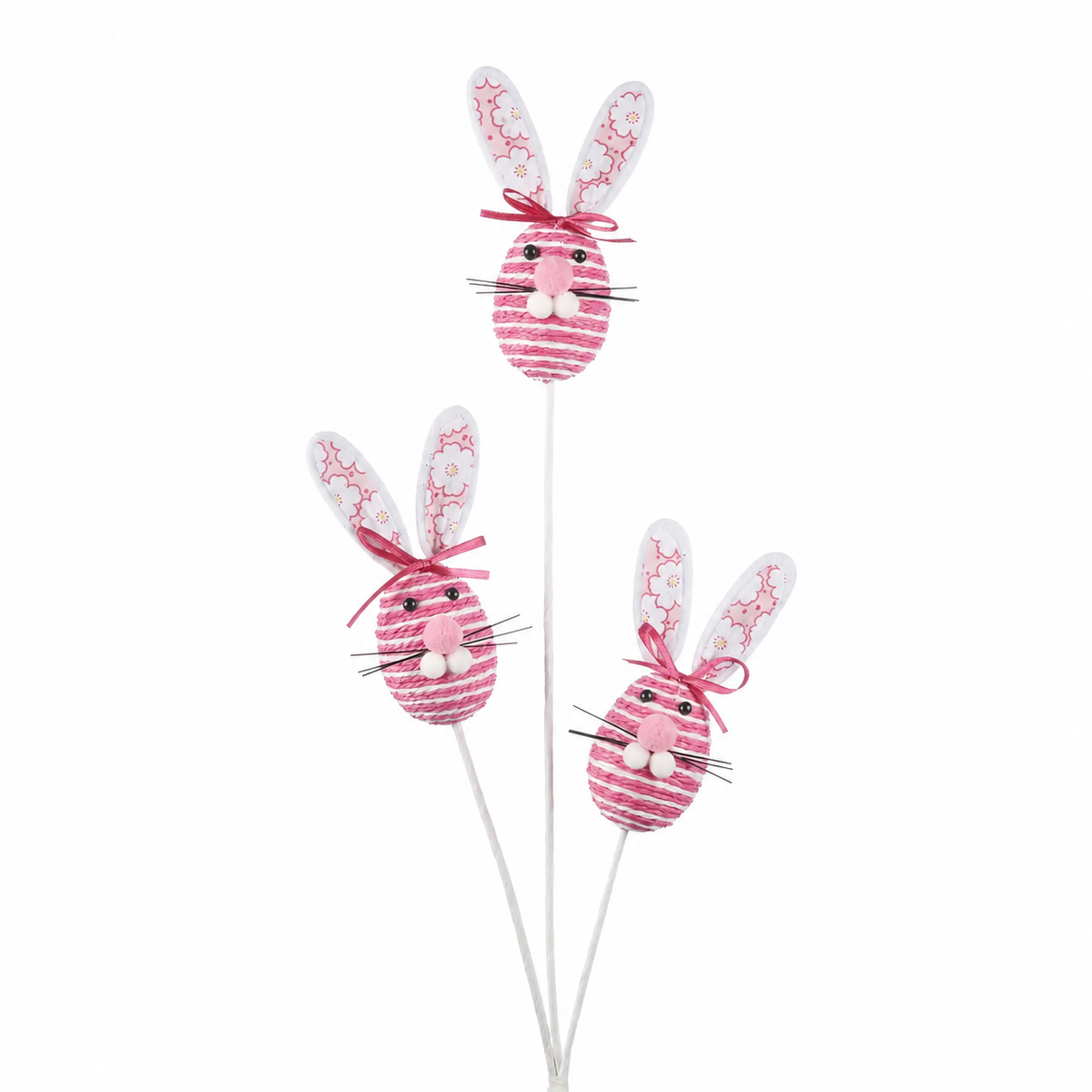 29" Easter Rabbit Stem Pink