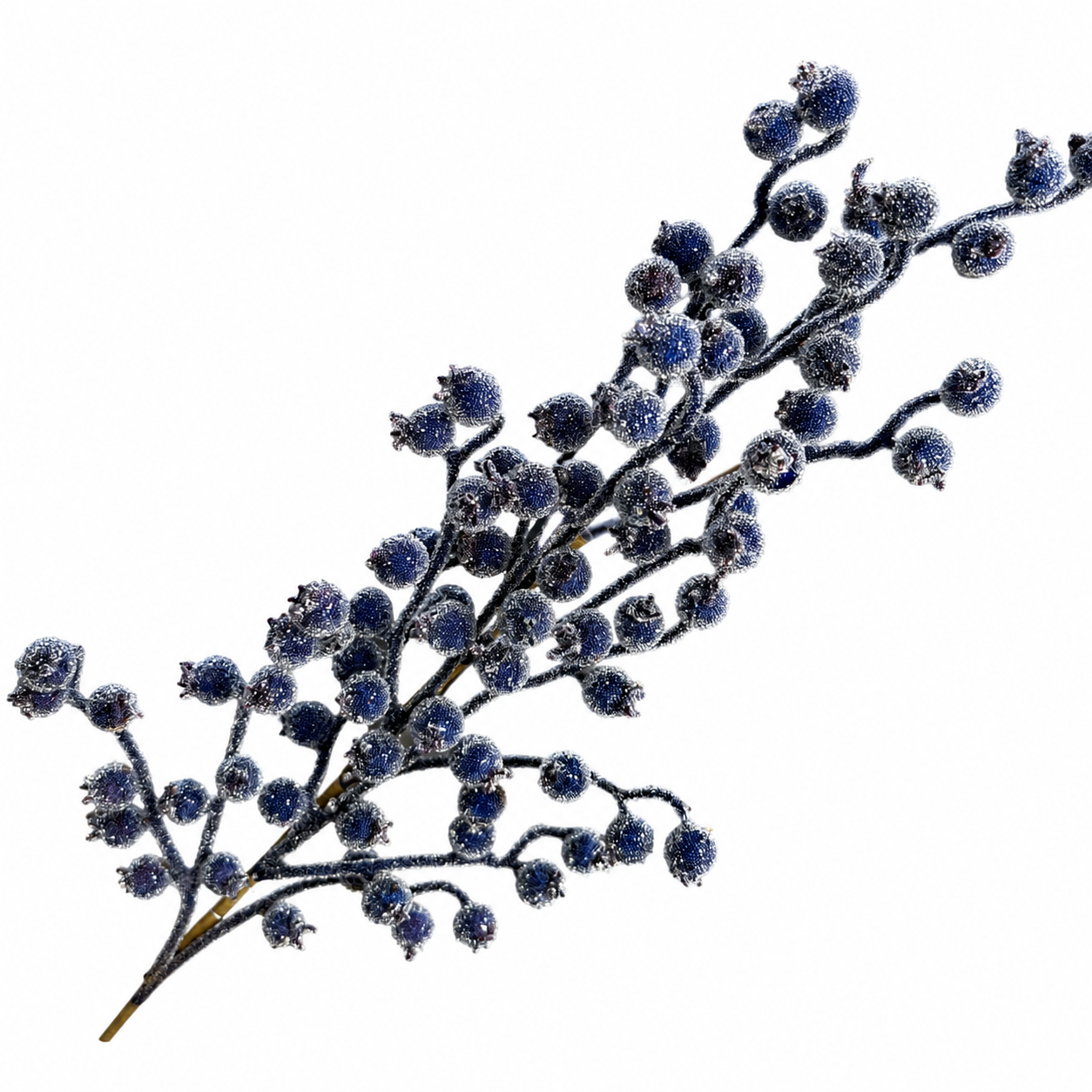 27" Blue Iced Crabapple Spray