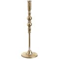 15"METAL TAPER CANDLE HOLDER GO/AT