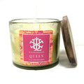 Queen 13.5 oz. Clear Glass With Stain Lid