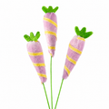 11.8" Easter Carrots Pick Lt. Purple F147