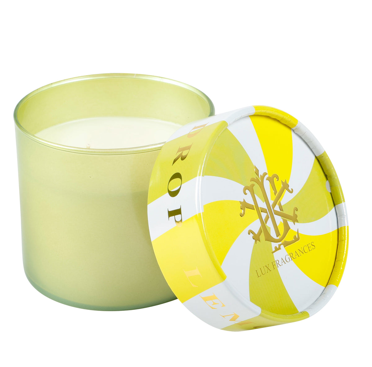 Lemon Drop 15oz 2 Wick Lidded Candle