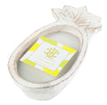 Lemon Drop Whitewashed Pineapple Bowl Candle