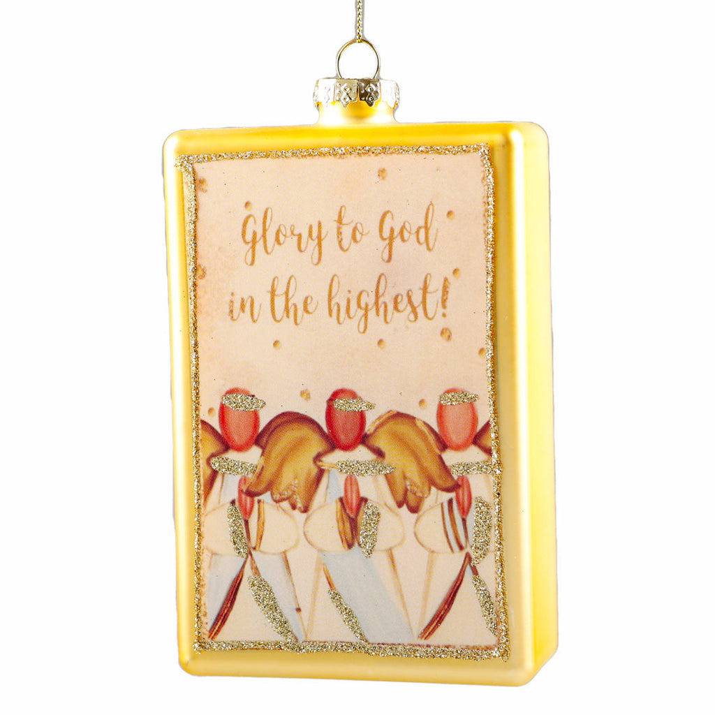 Angel Glass Ornament