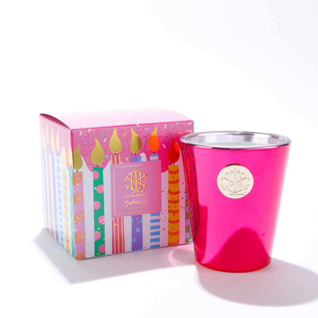 Birthday Cake - 8oz Designer Box Candle
