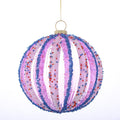 5"D GLASS BALL PURPLE