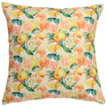 16W16"L ORAN./LEMON PRT PILLOW