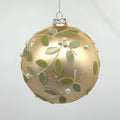 4.5" SEAFOAM AND GOLD BEADED ORN STYLE A