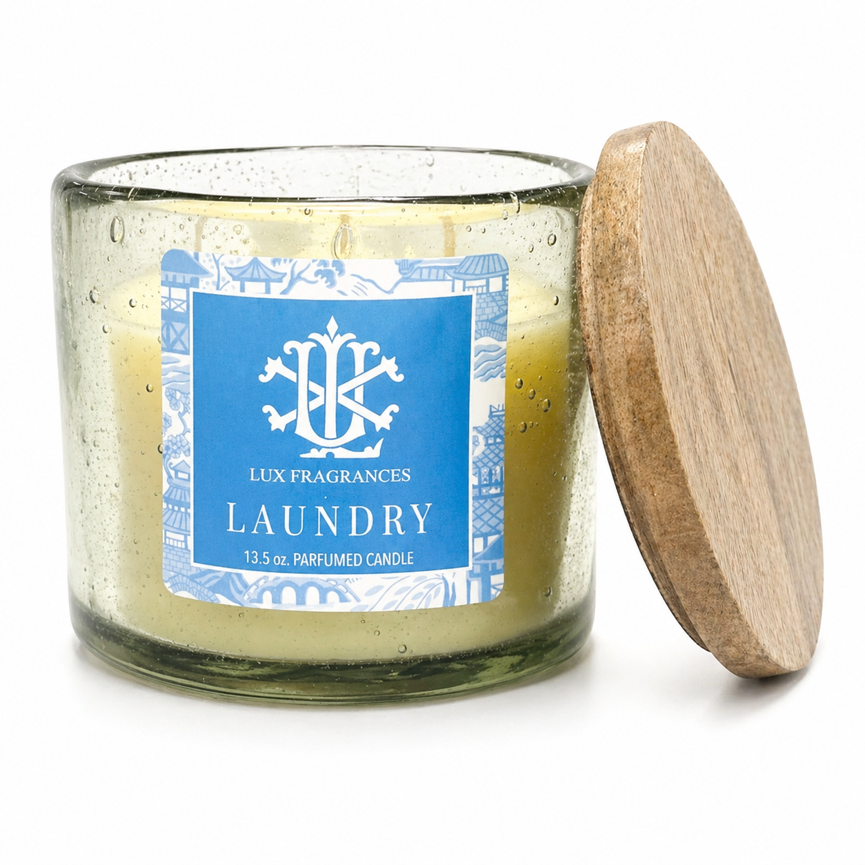 Laundry 13.5 oz. Clear Glass With Stain Lid