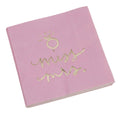Miss Mrs.,Beverage Napkin..Package Of 20
