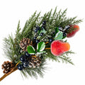 20" Sugared Pear and Berries Bush
